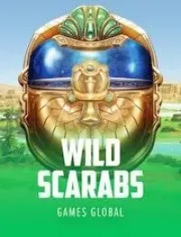 wild scarabs slot logo