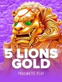 5 lions gold slot logo
